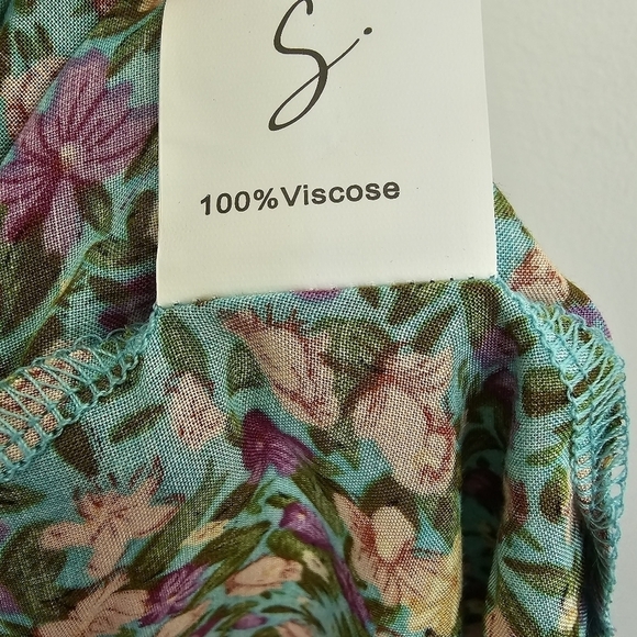 Silk & Salt Floral Halter Split Maxi Dress - Picture 15 of 15